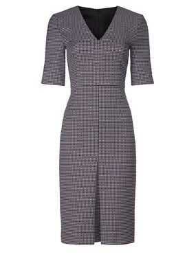BOSS Dalissa Midi Dress Sz: 6 Gray